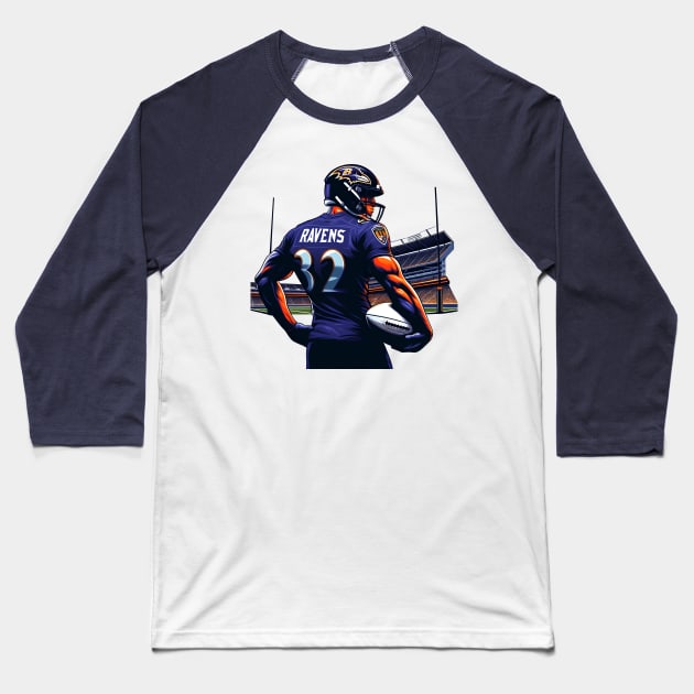 Baltimore Ravens 003 Baseball T-Shirt by romancenemy